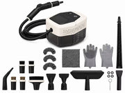 LEST C4A Avocado Green steam cleaner with accessory set