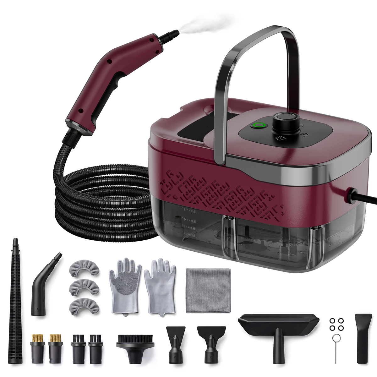 LEST C1 Burgundy Red - included accessory set — product view 9