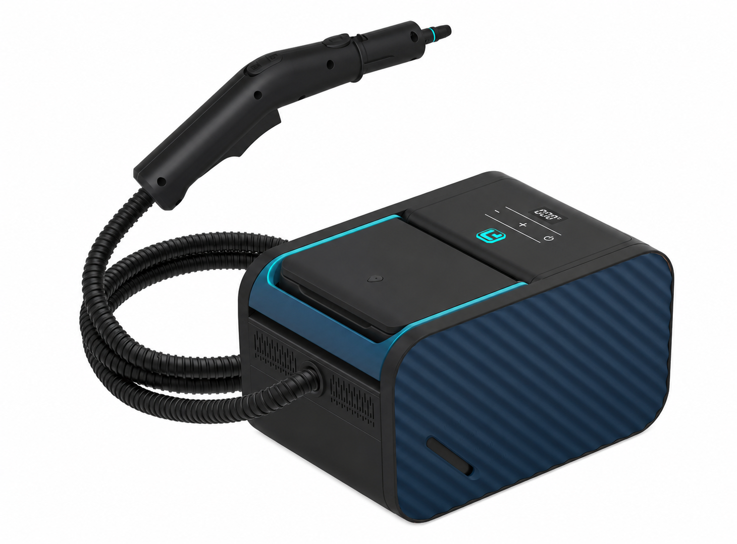 LEST C10 flagship steam cleaner in Midnight Blue — product view 2