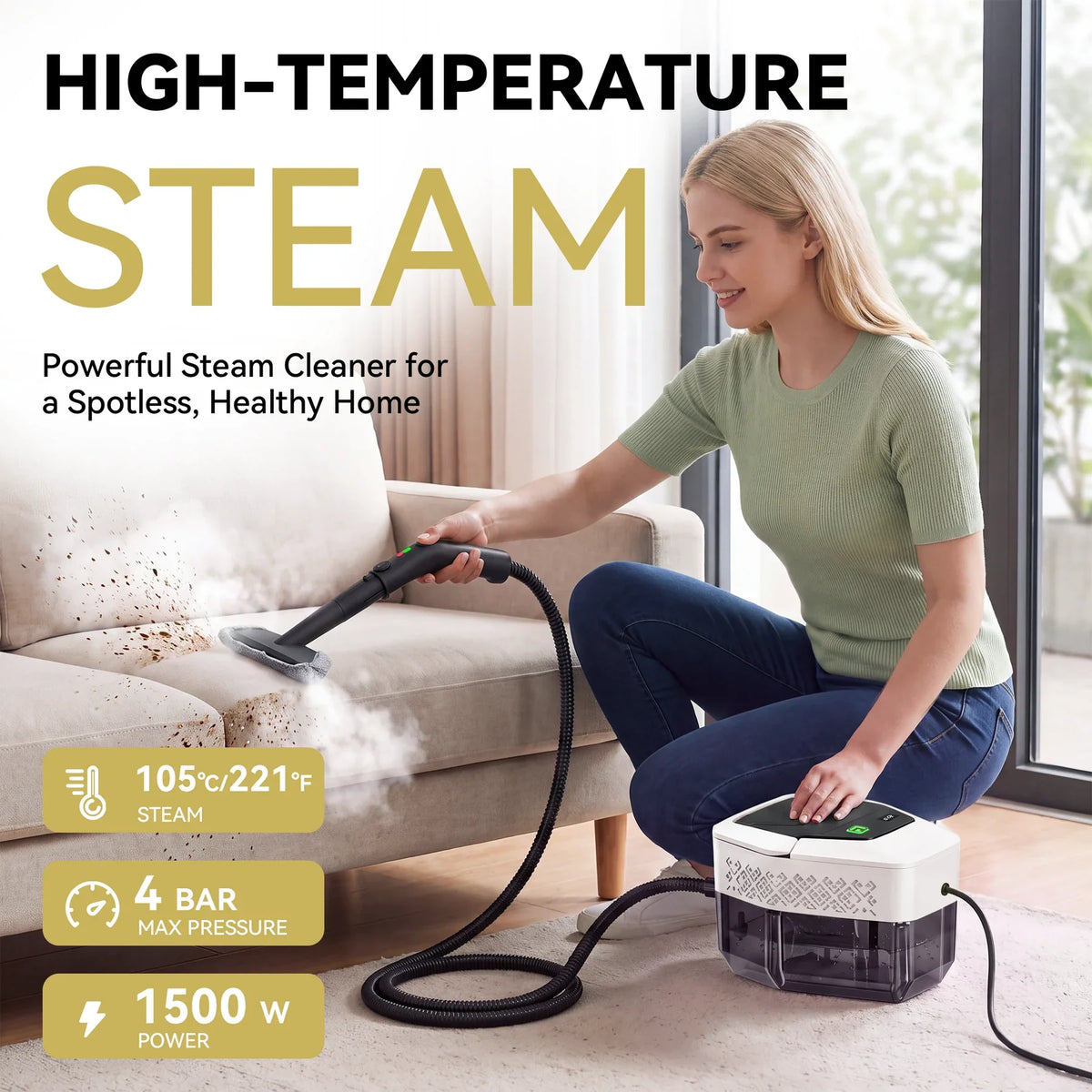LEST C4A Magnolia White | gallery 05 | high-temperature steam performance — product view 5