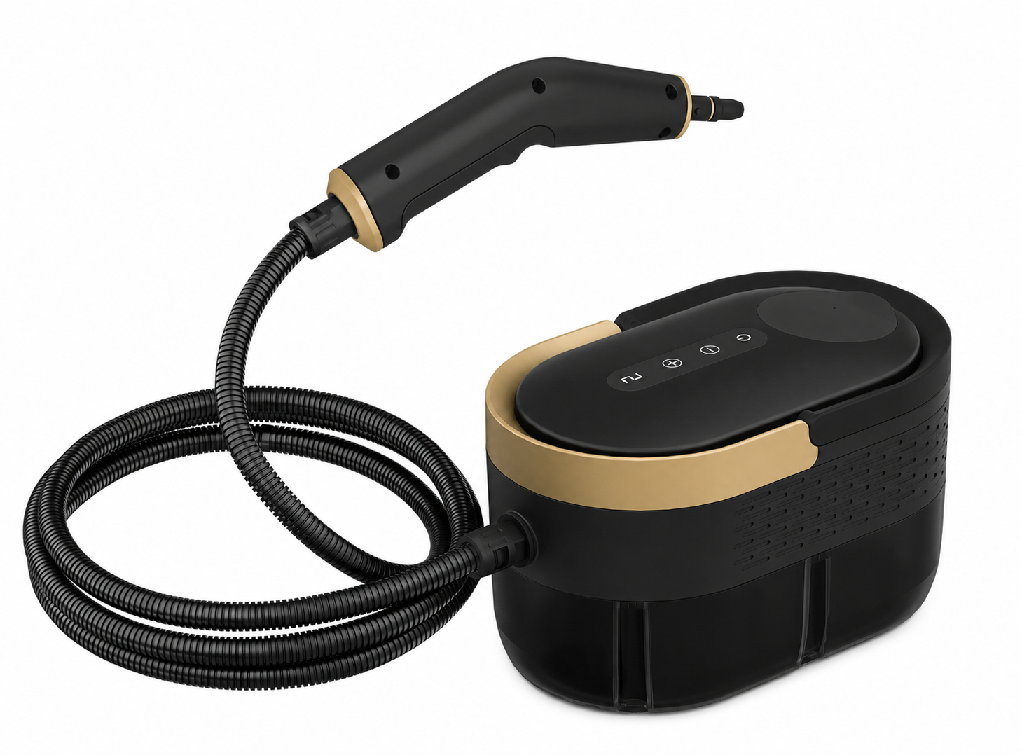LEST C5 steam cleaner in Black and Gold — product view 4
