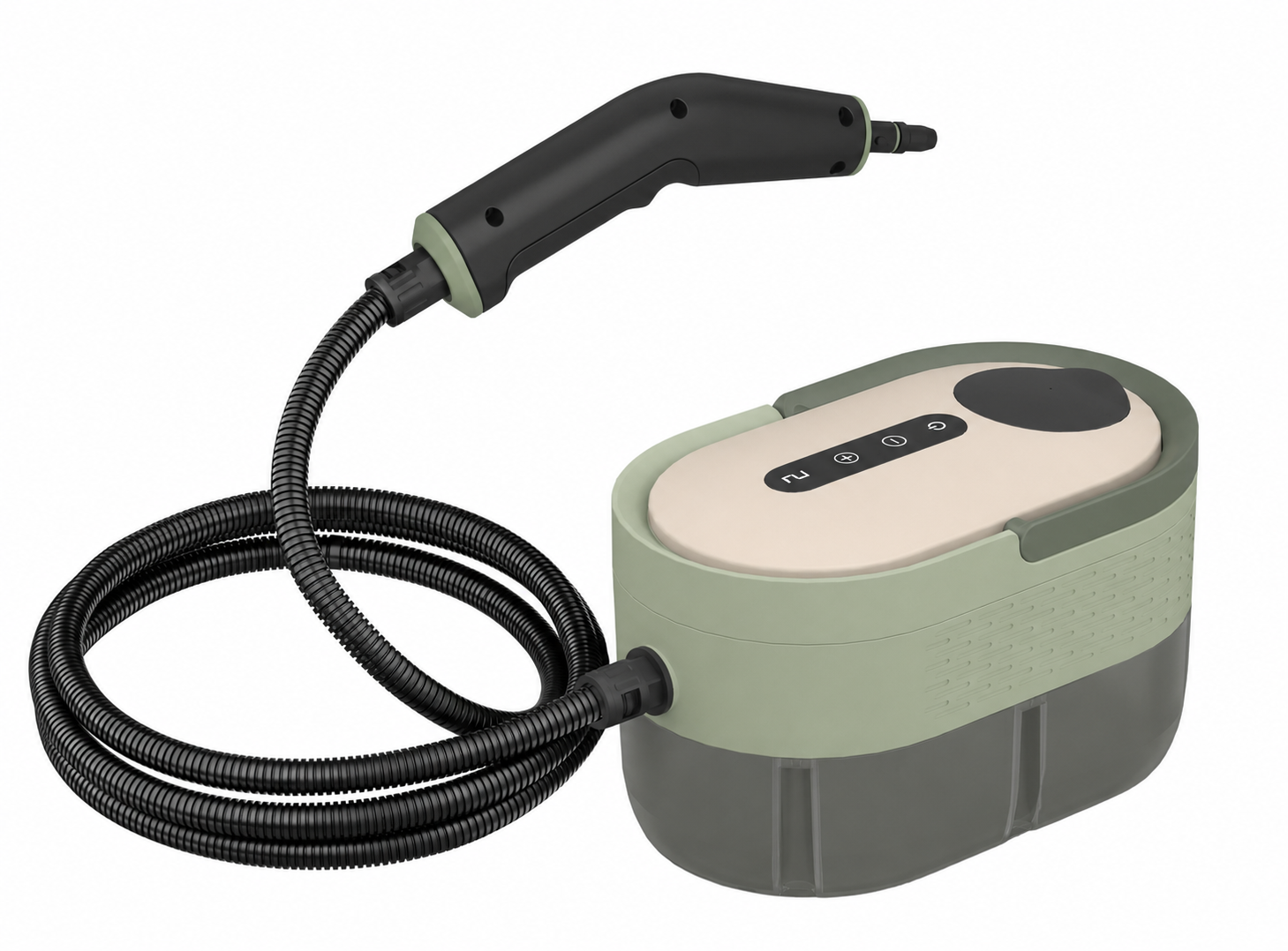 LEST C5 steam cleaner in Sage Green — product view 2