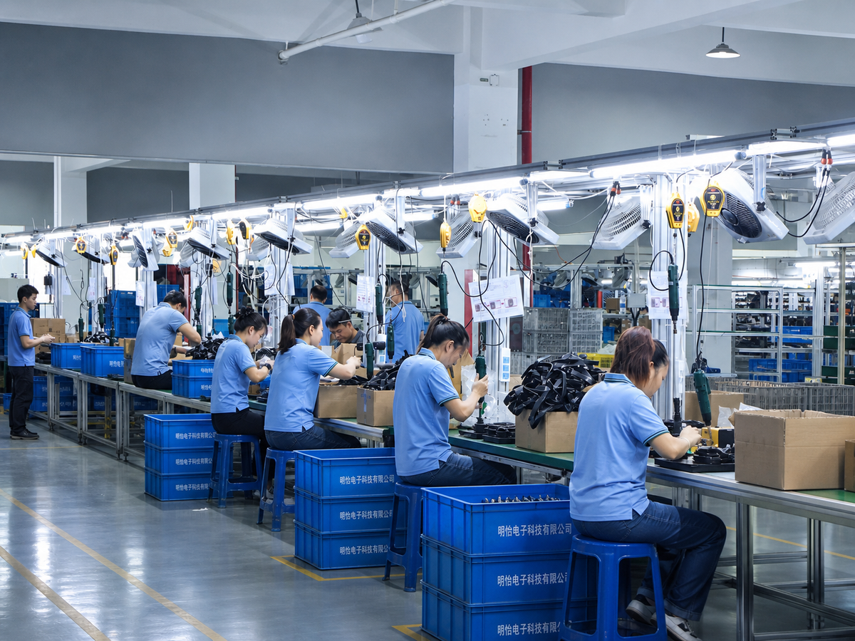 LEST team assembling steam-cleaner components