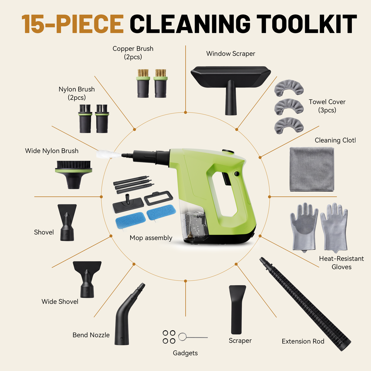 LEST H1A Avocado Green - product details — product view 6