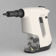 LEST H1A handheld steam cleaner in ivory white