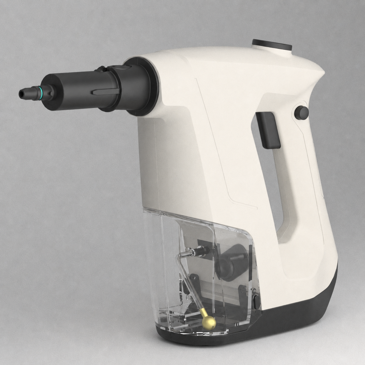 LEST H1A handheld steam cleaner in ivory white