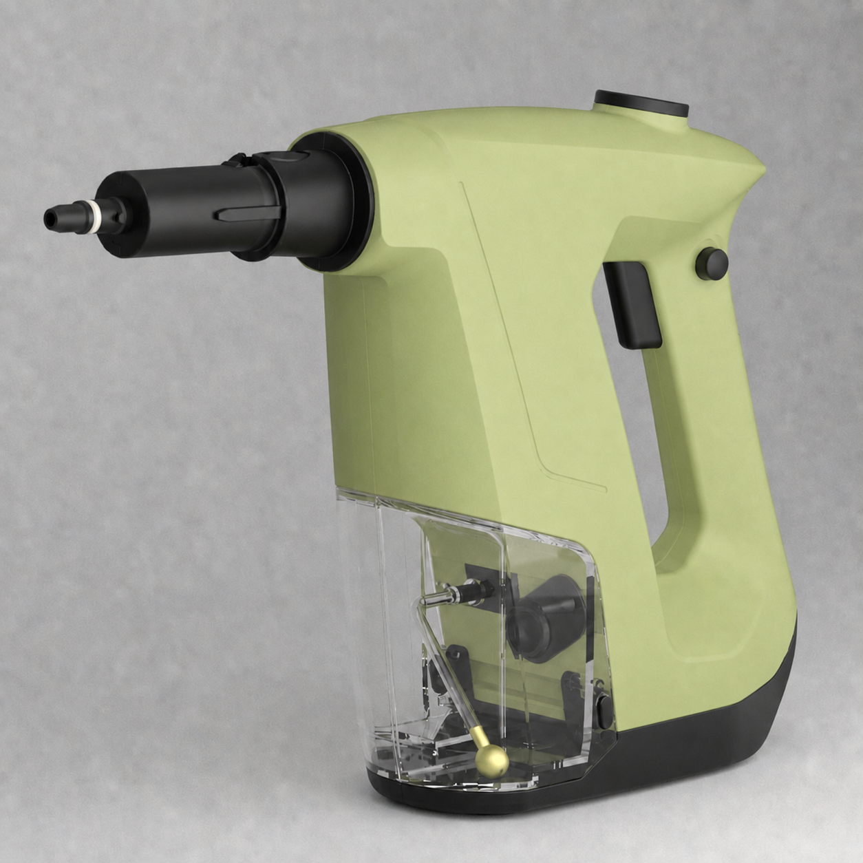 LEST H1A handheld steam cleaner in light avocado